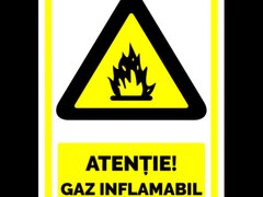 Semn pentru atentie gaz inflamabil